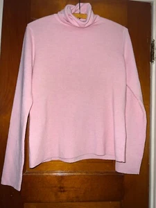 NICE 346 Brooks Brothers Wool Turtleneck Pullover Sweater Pink Size L - Picture 1 of 4