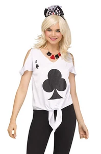 Brand New Deck Of Cards Costume Kit (Club) - Picture 1 of 2