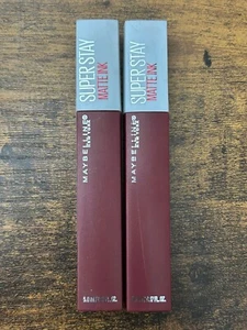 2 Pack Maybelline Super Stay Matte Ink Liquid Lipstick, 50 Voyager, 0.17 fl oz - Picture 1 of 3