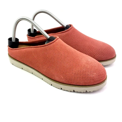 BearPaw Jolene Womens Size 9 Coral Suede Slip On Casual Comfort Mule Shoes - Image 1 of 4
