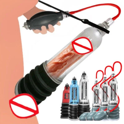 Male Trainer Penis ED Vacuum Pump Growth Bigger Enhancer Enlarger Water Shower - Image 1 of 4