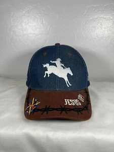 2019 Ranger Camp Hat Arizona Ministry Network Denim Cap Jesus Up Joshua 1:9 - Picture 1 of 14