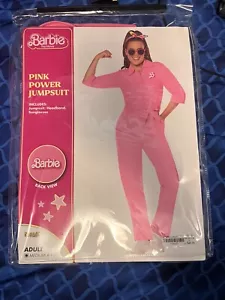 Barbie The Movie Adult Pink Power Jumpsuit - Barbie Costume Spirit Halloween - Picture 1 of 5