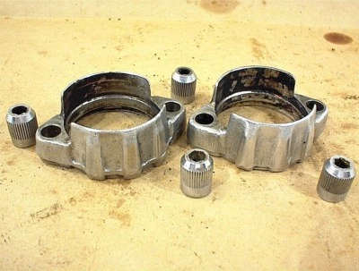 TUBO DE ESCAPE YAMAHA TX500 COLLARES ANILLOS TUERCAS SILENCIADOR TX 500 A TX500A 1974 Foto 1 de 4