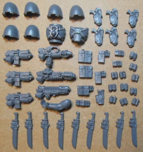 Horus Heresy - Legion MKIV Tactical Squad - Tigrus Bolter Torso Pads - Bits 40K - Picture 1 of 1