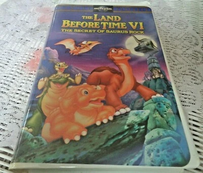 VHS TAPE - THE LAND BEFORE TIME VI THE SECRET OF SAURUS ROCK - GOOD CONDITION - Image 1 of 2