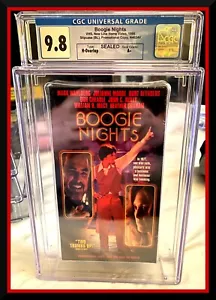 BOOGIE NIGHTS - PROMO SCREENER - 1998 Sealed VHS - Graded CGC 9.8 A+ - Picture 1 of 4