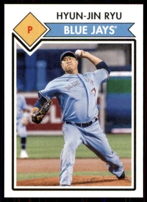 2020 Topps 582 Montgomery Set #1 Hyun-Jin Ryu Toronto Blue Jays #5 - Image 1 of 2