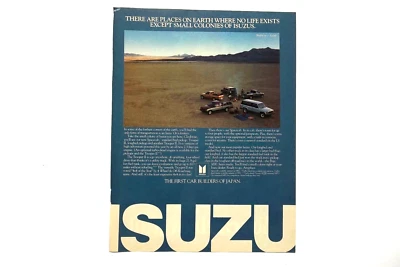 1985 Isuzu Truck Print Ad - Image 1 of 4