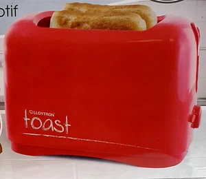 Lloytron E903RD Red 2 slice toaster 750w - Picture 1 of 2