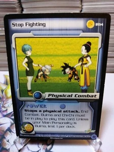 DBZ CCG DRAGON BALL Z SUPER - STOP FIGHTING IR14 IRWIN TOY PROMO CARD SCORE 2001 - Picture 1 of 2