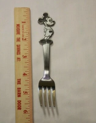 Vintage Walt Disney's Mickey Mouse Child's Stainless Steel Spoon by Bonny 5 1/2" - Image 1 of 2