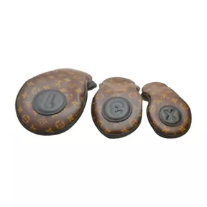 LOUIS VUITTON Golf Headcover Monogram Braun GI0825 Italy RFID 3er Set - Bild 1 von 14