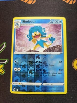 EXACT CARD PICTURED Simipour Pokemon SWSH08 Fusion Strike 069 /264 Reverse Foil - Image 1 of 2