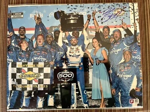 Ricky Stenhouse Jr. Signed NASCAR Daytona 500 Win Celebration 11x14 Photo (PA) - Picture 1 of 3