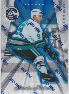 1997-98 Totally Certified Platinum Blue #109 Bernie Nicholls /3099 Free Shipping - Image 1 of 2
