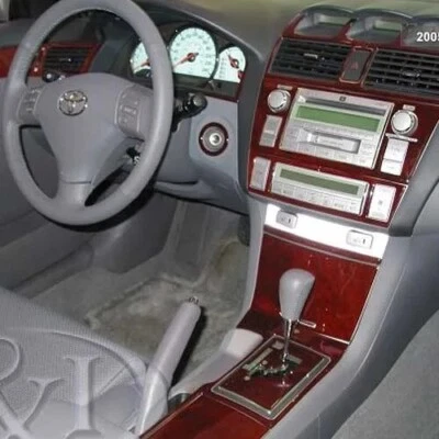 TOYOTA SOLARA FIT 2004-2008 NUEVO JUEGO PREMIUM KIT DE MOLDURAS DE TABLERO DE MADERA DE CEREZO BURL Foto 1 de 4