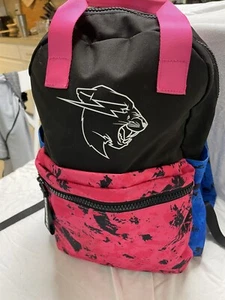Mochila Escolar Mr Beast Rosa Azul Negro Gato Tamaño Completo con Correas Acolchadas - Imagen 1 de 8