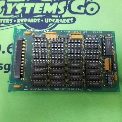 HP LaserJet III Memory Board w/ 2MB Ram - JetMemory IIP-4 - 028-560300-000 REV 2 - Image 1 of 3