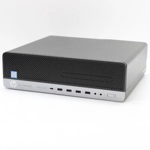 HP EliteDesk 800 G4 Intel i7 8700 Desktop SFF PC Windows 11 32GB 512GB SSD USB C - Afbeelding 1 van 14