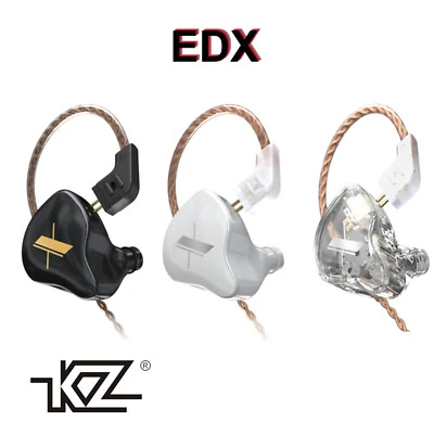 KZ EDX High-End Professional HiFi In-Ear Kopfhörer Headset Schwarz Weiß Kristall - Bild 1 von 4