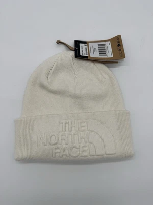 The North Face Women’s Urban Embossed Beanie White Dune NWT One Size - Image 1 of 4