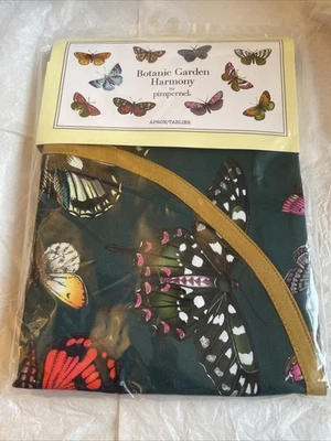 BNIB Botanic Garden Harmony by Pimpernel Cotton Drill Apron 100% Cotton - Image 1 of 4