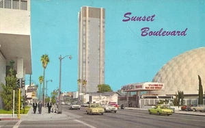 Vintage Postcard Sunset Boulevard Hollywood California 1971 - Picture 1 of 2