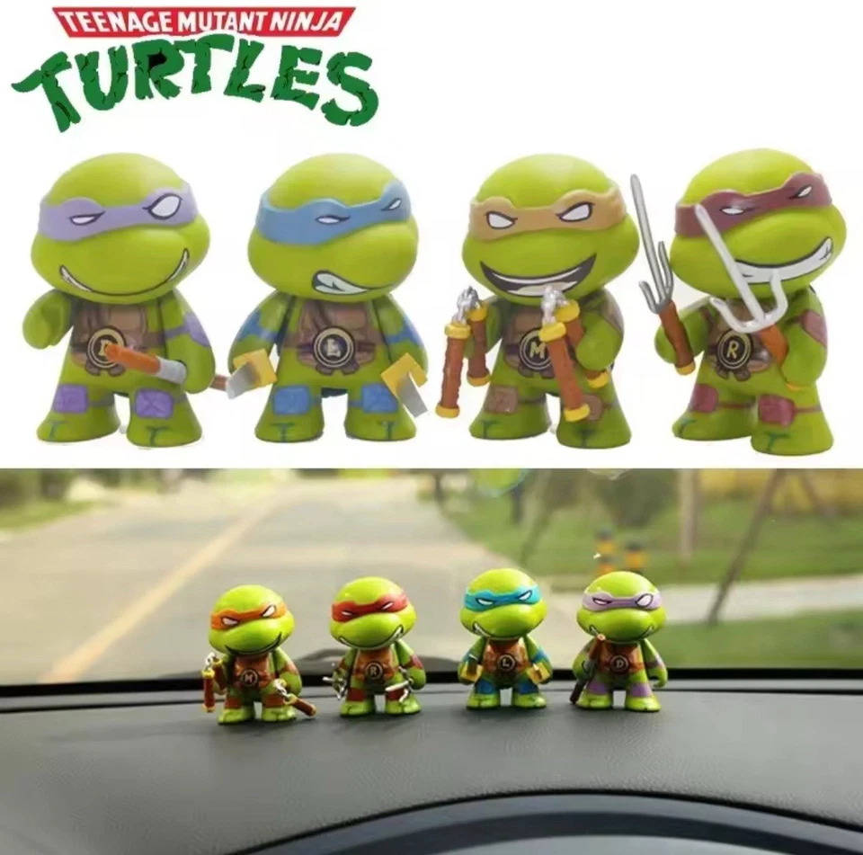 Collectible Kidrobot TMNT Raphael Donatello Leonardo Michaelangelo Mini - Image 1 of 1
