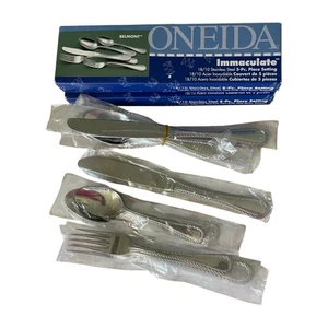 Oneida Belmont Immaculate 18/10 acero inoxidable 2-5 piezas ajustes de lugar (para uno) - Imagen 1 de 4