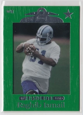 1999 Playoff Absolute SSD Green Rocket Ismail Dallas Cowboys #29 - Image 1 of 2