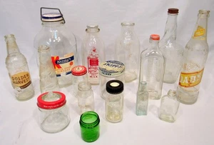 MIXED VINTAGE LOT OF 16 VINTAGE ESTATE COLLECTOR'S BOTTLES-EXCEPTION (EZS002772) - Foto 1 di 12