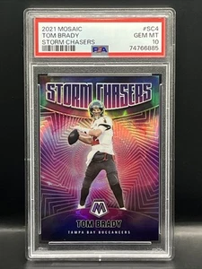 2021 Panini Mosaic Tom Brady #SC-4 Storm Chasers GEM MINT PSA 10 - Bild 1 von 2