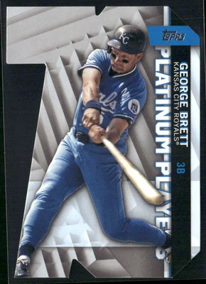 2021 Topps #PDC-8 George Brett Platinum Players Die Cut - Image 1 of 2