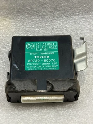 Computadora de advertencia de robo Lexus GX470 89730-60070 2003-2006 OEM Foto 1 de 3