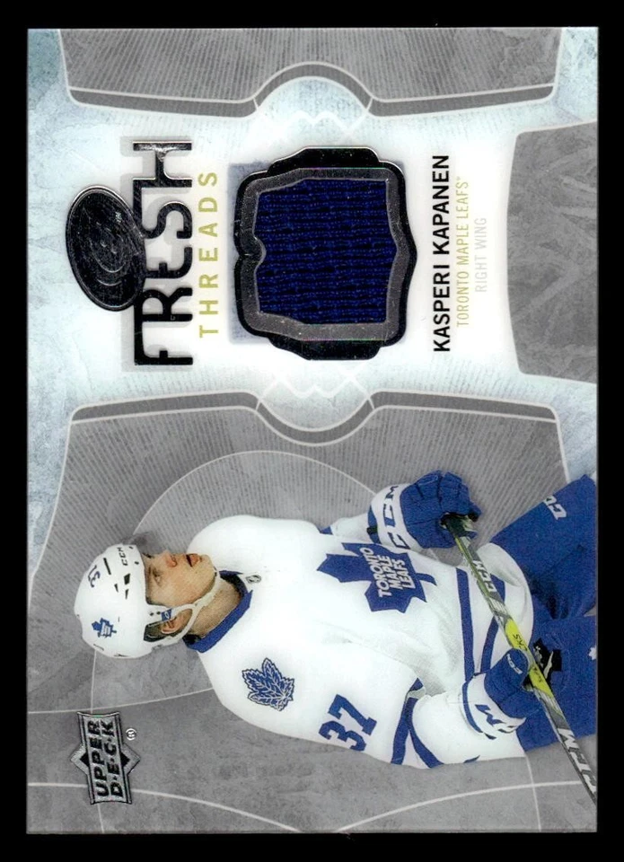 2016 UPPER DECK ICE KASPERI KAPANEN FT-KK FRESH THREADS JERSEY MAPLE LEAFS - Image 1 of 2