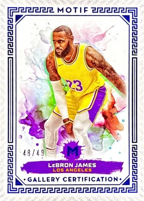 LeBron James RARE BLUE FOIL /49 INVESTMENT SSP TOPPS LAKERS ROY MVP MINT - Image 1 of 2