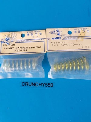 Muelles amortiguadores delanteros Yokomo medianos duros 2 pares ZB-14H ZB-14M vintage radiocontrol Foto 1 de 4