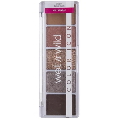 Wet n Wild Color Icon 5-Pan Eyeshadow Palette, Camo-Flaunt, 0.21 oz - Image 1 of 2