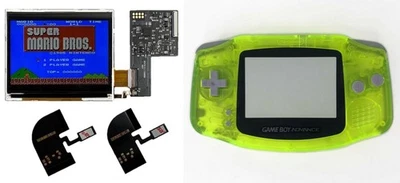 Gameboy Advance FunnyPlaying ITA TFT Backlight Kit + Trimmed Shell Game Boy GBA - Image 1 of 4