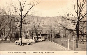 Cartolina RPPC Canon City, CO penitenziario Fremont County Colorado PRIGIONE KE10 - Foto 1 di 2