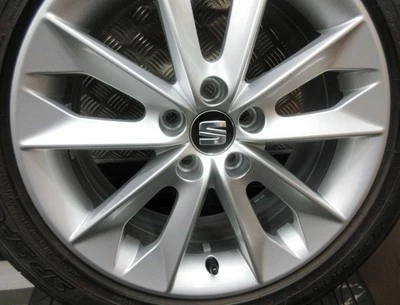 215/45 R16 Sommerreifen Alufelgen original Seat Cartago 6J0601025N Ibiza 4 6J 6P - Bild 1 von 4