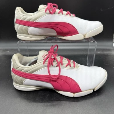 Zapatos de golf Puma SunnyLite V2 sin clavos para mujer talla 7 18866801 rosa blanco Foto 1 de 4