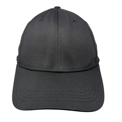Athletic Works Fitted Baseball Hat Black XL Solid Vent Holes Blank - Image 1 of 4