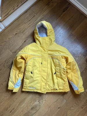Columbia Ski Winter Jacket Boys Girls  14/16 Yellow Omni-Shield Waterproof - Image 1 of 4