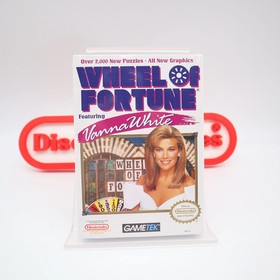 NES Nintendo Game WHEEL OF FORTUNE FEATURING VANNA WHITE EDITION - NEW & Sealed!