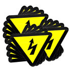  15 Pcs Electric Shocks Label Sticker Electrical Panel Labels Equipment