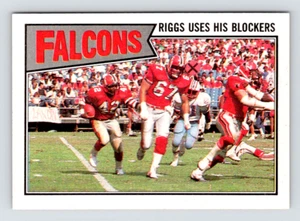 1987 Topps Card, #248 Gerald Riggs, Atlanta Falcons Team Leaders - Foto 1 di 3