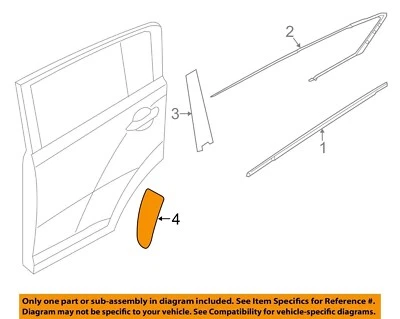 NUEVO GENUINO FABRICANTE DE EQUIPOS ORIGINALES 2017-18 KIA Sportage exterior-trasero izquierdo-guardapiedra 87539D9000 Foto 1 de 4