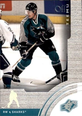 2001-02 SPx #56 Teemu Selanne SAN JOSE SHARKS - Image 1 of 2